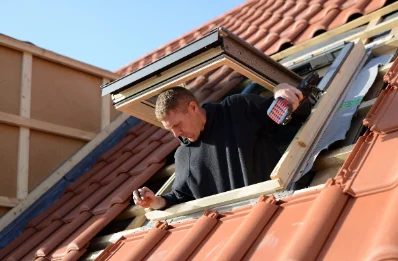 Pose de fenêtres de toit Velux à Bligny